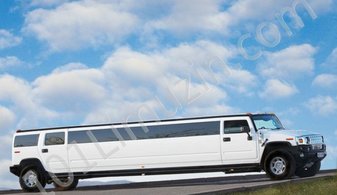 Свадебный лимузин Hummer H2 Limousine № 13792, белый