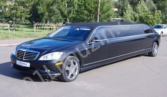 Свадебный лимузин Mercedes-Benz Pullman-Limousine W221 № 13800, черный