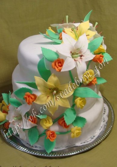 Торт на свадьбу К37283 - Кондитерская Кондитерская Марины Шевниной