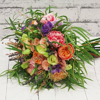 Свадебный букет невесты №6 Яркая жизнь W10559 - Свадебные букеты Wedbuket24