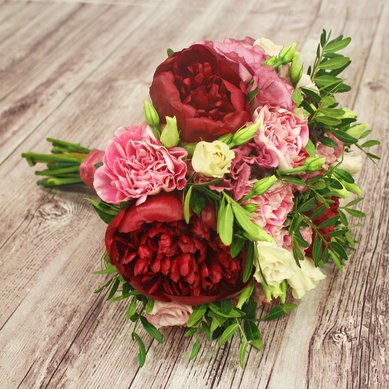 Свадебный букет невесты №9 Крепкая любовь W10562 - Свадебные букеты Wedbuket24