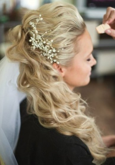 Прическа на свадьбу Г14944 - Стилист-визажист Юлия Гаврилова