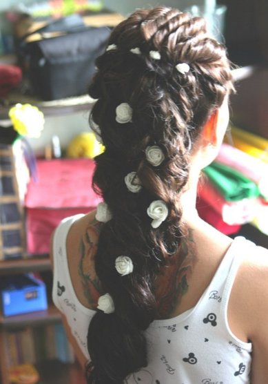 Прическа на свадьбу Д21104 - Стилист-визажист Дубинникова Кристина