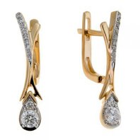 Серьги E108-1981960CD-М9037