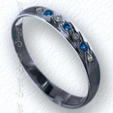 Обручальное кольцо U3799 - Ювелирный салон UnZo