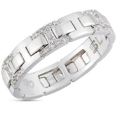 Обручальное кольцо 16828-S4089 - Ювелирная студия Sunlight