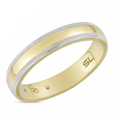 Обручальное кольцо 16829-S4090 - Ювелирная студия Sunlight