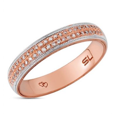 Обручальное кольцо 16826-S4093 - Ювелирная студия Sunlight