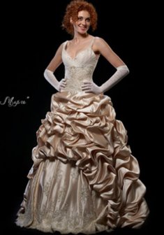 Свадебное платье 334-Б31722. С пышной юбкой, длинное без шлейфа.