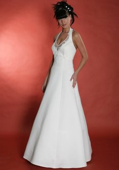 Свадебное платье Аврора-А49365. А-силуэт, длинное без шлейфа.