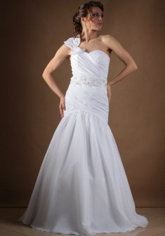 Свадебное платье Жадо-А50788. Силуэт Русалка (Рыбка), длинное без шлейфа.