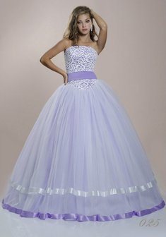 Свадебное платье А51427. С пышной юбкой, длинное без шлейфа.