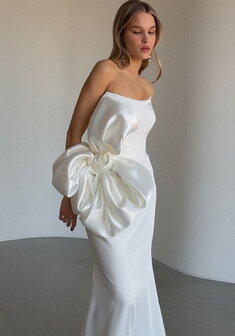 Свадебное платье D70020. Силуэт Русалка (Рыбка), длинное без шлейфа.