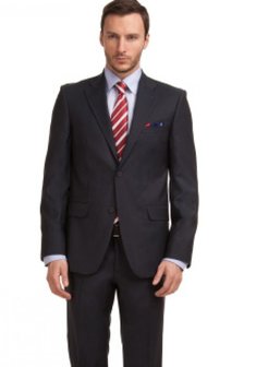 Свадебный мужской костюм H1620. Классический однобортный.