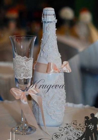 Шампанское. K38369 - Свадебные аксессуары Krujeva