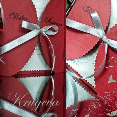 Приглашения K38404 - Свадебные аксессуары Krujeva